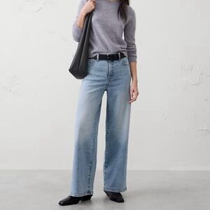 Banana Republic Light Blue wide leg Jeans